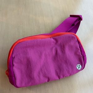 Pink Lululemon Everywhere Belt Bag